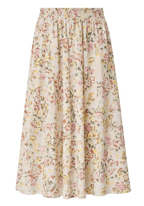 Gonna Des Petits Hauts Roxie midi in voile di cotone Verveine Des Petits Hauts | Tute & Jumpsuit | 1260465VERVEINE